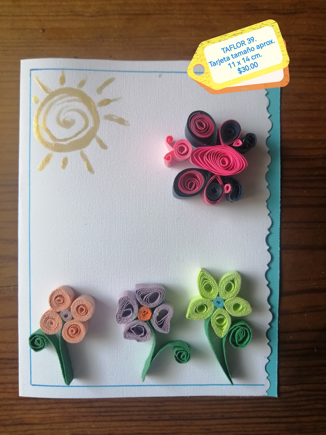 Tarjeta de flores